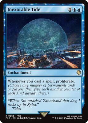 Inexorable Tide card from Commander: FINAL FANTASY