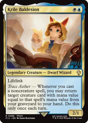 Krile Baldesion card from Commander: FINAL FANTASY