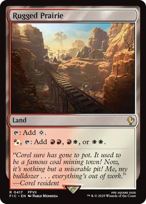 Rugged Prairie card from Commander: FINAL FANTASY