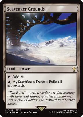 Scavenger Grounds card from Commander: FINAL FANTASY