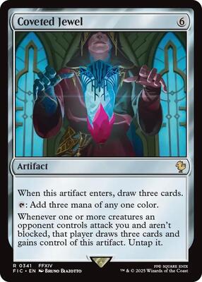 Coveted Jewel card from Commander: FINAL FANTASY