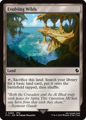 Evolving Wilds card from Commander: FINAL FANTASY