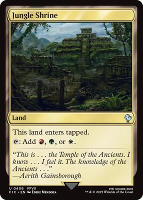 Jungle Shrine card from Commander: FINAL FANTASY