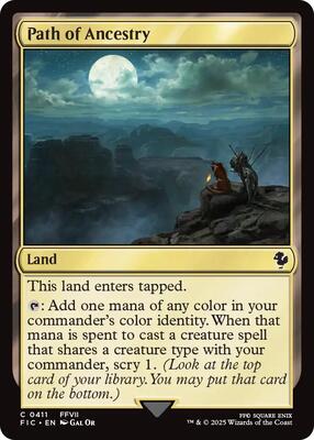 Path of Ancestry card from Commander: FINAL FANTASY
