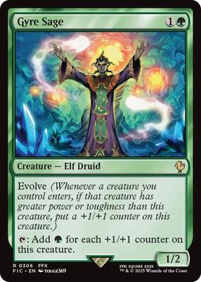 Gyre Sage card from Commander: FINAL FANTASY