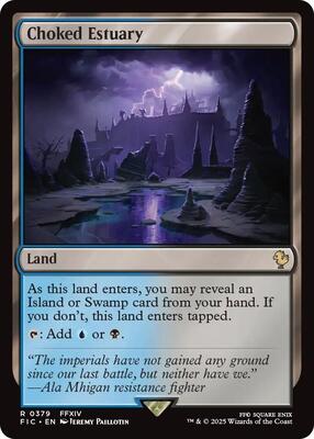 Choked Estuary card from Commander: FINAL FANTASY