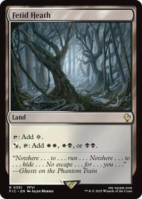 Fetid Heath card from Commander: FINAL FANTASY