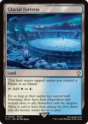 Glacial Fortress card from Commander: FINAL FANTASY