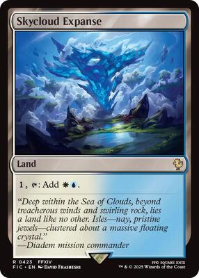 Skycloud Expanse card from Commander: FINAL FANTASY