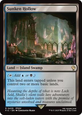 Sunken Hollow card from Commander: FINAL FANTASY