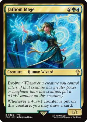 Fathom Mage card from Commander: FINAL FANTASY