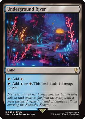 Underground River card from Commander: FINAL FANTASY