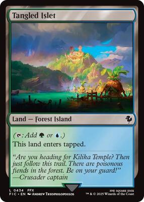 Tangled Islet card from Commander: FINAL FANTASY