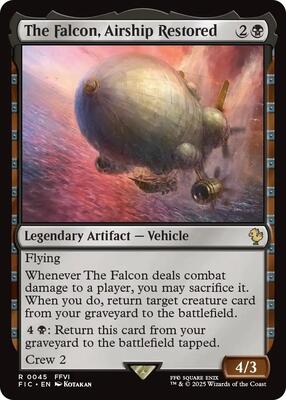 The Falcon, Airship Restored card from Commander: FINAL FANTASY