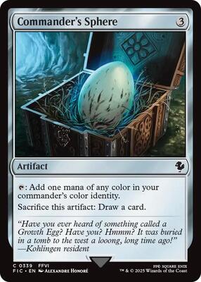 Commander's Sphere card from Commander: FINAL FANTASY