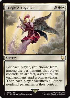 Tragic Arrogance card from Commander: FINAL FANTASY