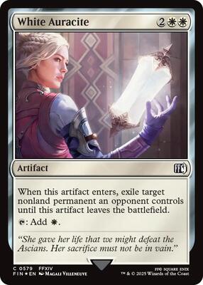 White Auracite (Surge Foil) card from FINAL FANTASY