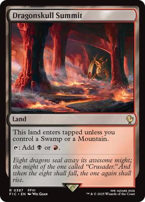 Dragonskull Summit card from Commander: FINAL FANTASY