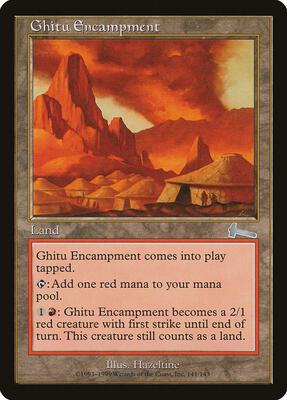 Ghitu Encampment card from Urza's Legacy