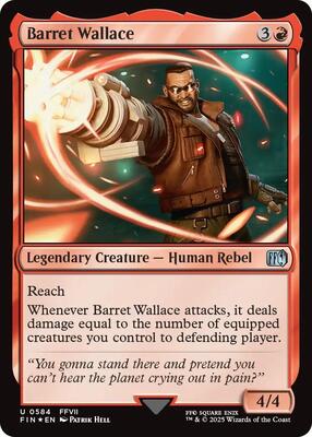 Barret Wallace (Surge Foil) card from FINAL FANTASY
