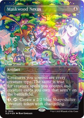 Maskwood Nexus (Double Rainbow Foil) card from Secret Lair Drop Series