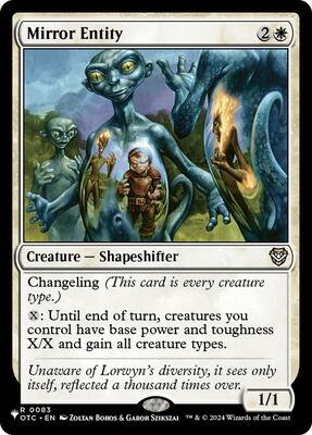 Mirror Entity (OTC) card from The List Reprints