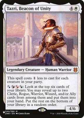 Tazri, Beacon of Unity card from The List Reprints