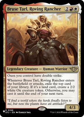 Bruse Tarl, Roving Rancher card from The List Reprints