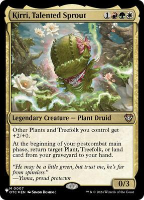 Kirri, Talented Sprout card from The List Reprints