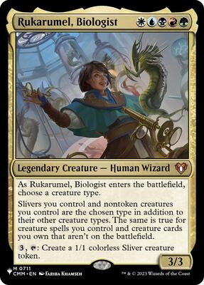 Rukarumel, Biologist card from The List Reprints