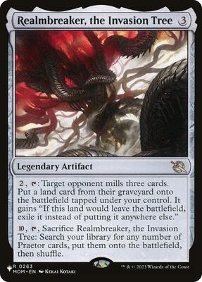 Realmbreaker, the Invasion Tree card from The List Reprints