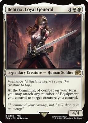 Beatrix, Loyal General card from FINAL FANTASY