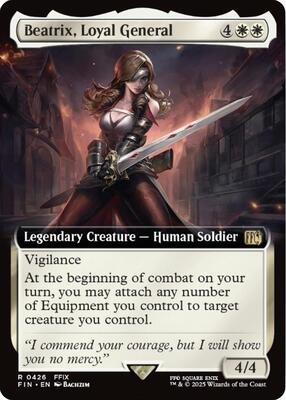 Beatrix, Loyal General (Extended Art) card from FINAL FANTASY