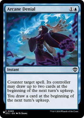 Arcane Denial (OTC) card from The List Reprints