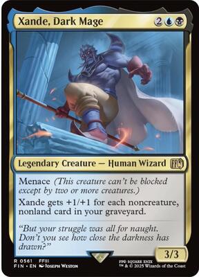 Xande, Dark Mage card from FINAL FANTASY