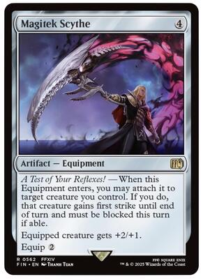 Magitek Scythe card from FINAL FANTASY