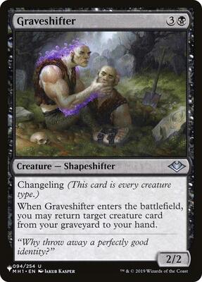 Graveshifter (MH1) card from The List Reprints