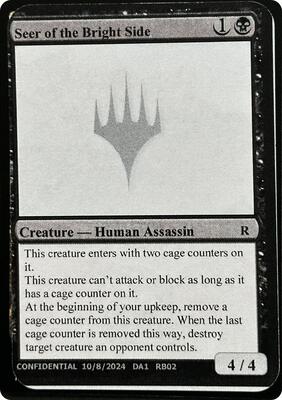 Seer of the Bright Side card from Un-Known Event Playtest Cards