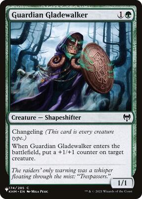Guardian Gladewalker card from The List Reprints
