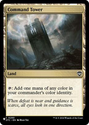 Command Tower (OTC) card from The List Reprints