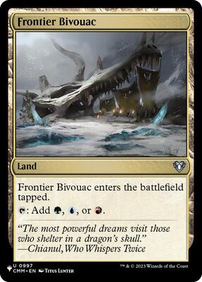 Frontier Bivouac (CMM) card from The List Reprints