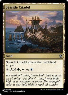 Seaside Citadel (MKC) card from The List Reprints