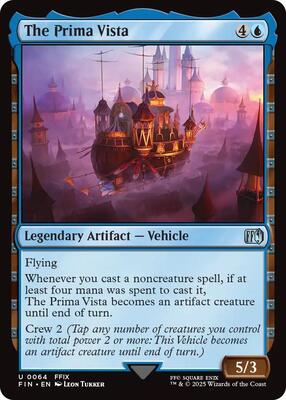 The Prima Vista card from FINAL FANTASY