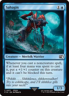 Sahagin card from FINAL FANTASY