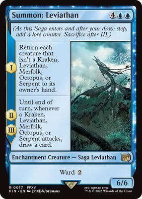 Summon: Leviathan card from FINAL FANTASY