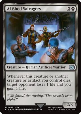 Al Bhed Salvagers card from FINAL FANTASY
