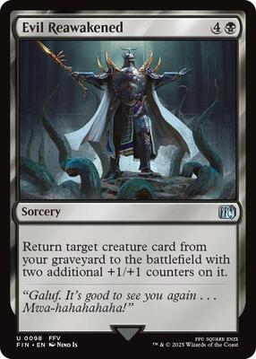 Evil Reawakened card from FINAL FANTASY