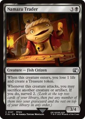 Namazu Trader card from FINAL FANTASY
