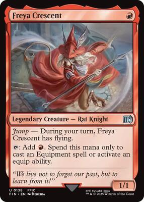 Freya Crescent card from FINAL FANTASY