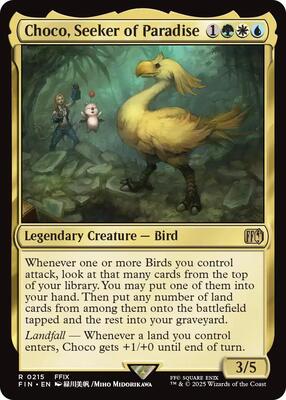 Choco, Seeker of Paradise card from FINAL FANTASY